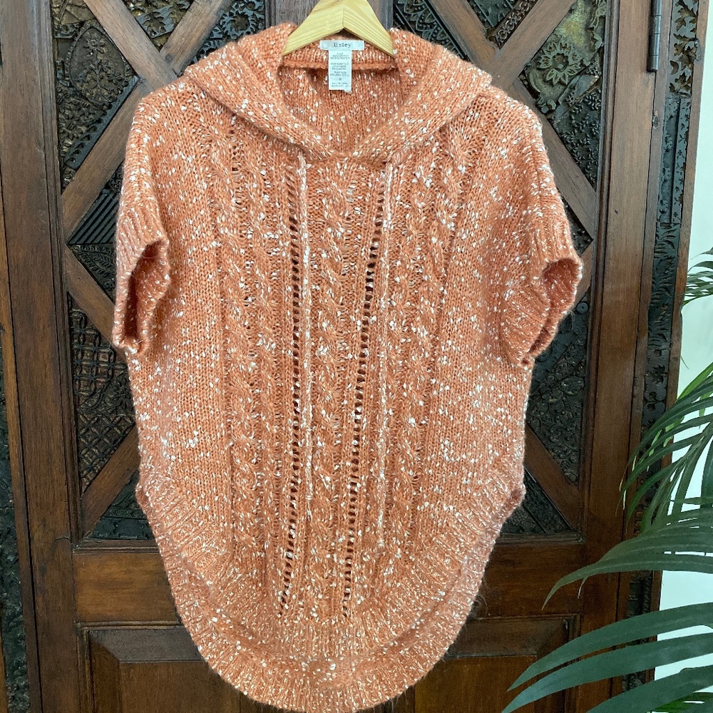 Esley Hooded Pullover Sweater Size S